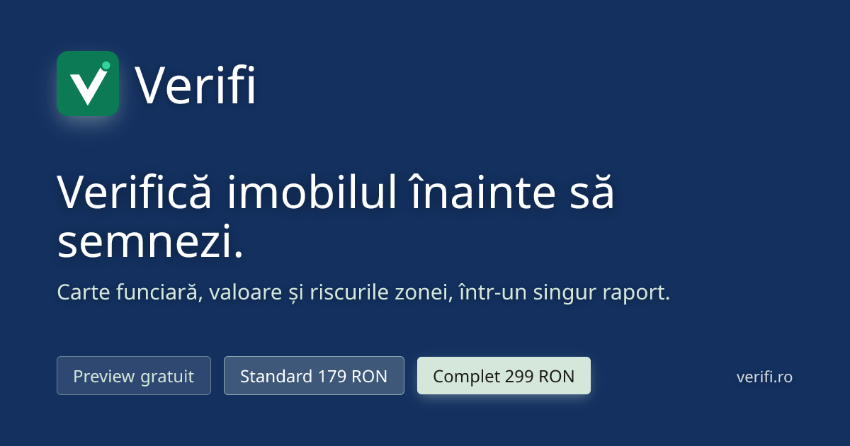 Verifi - Verifică imobilul înainte să semnezi